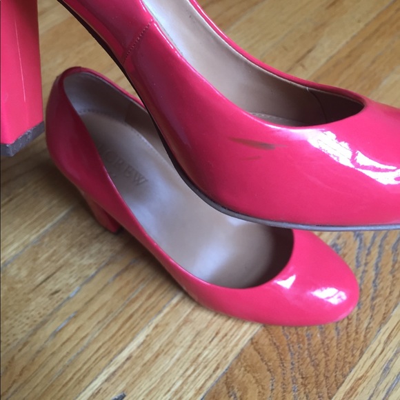 J Crew Block Heel Coral in size 6 - Picture 4 of 7